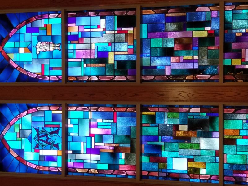 Colorful Religious Murals